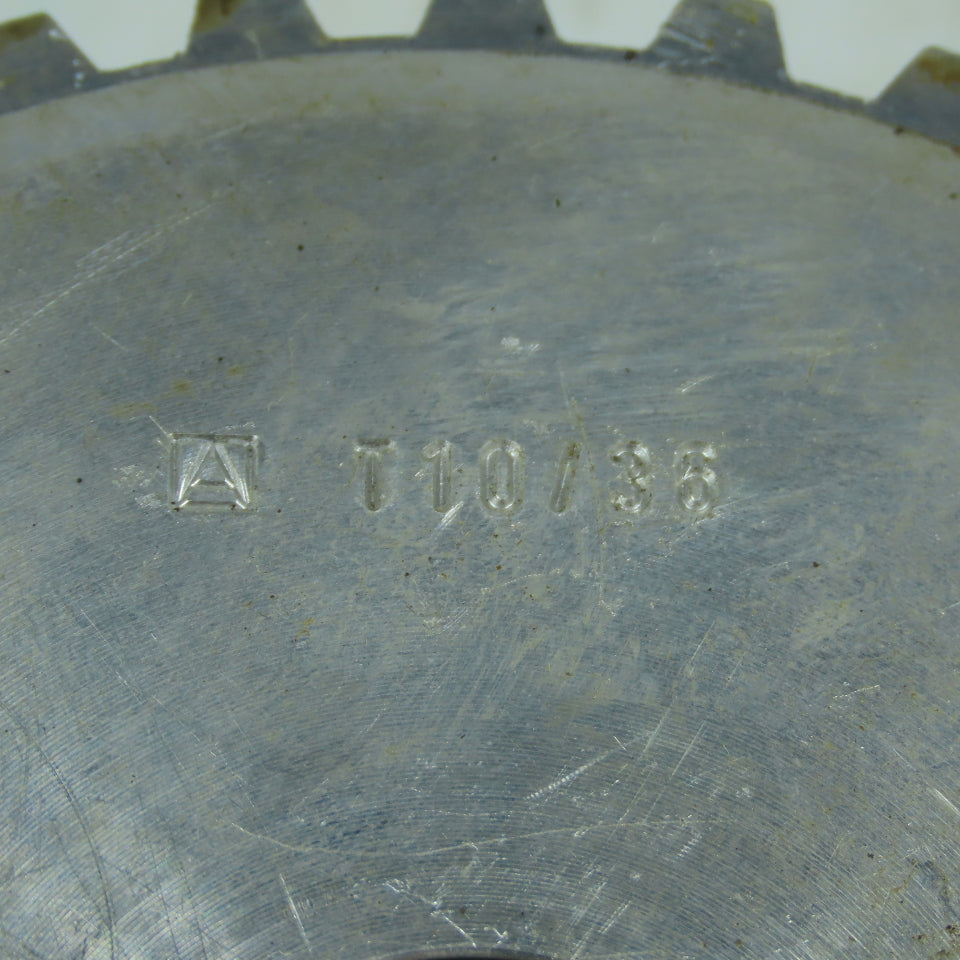 T10/36 T10 Aluminum Timing Pulley 36 Teeth 10mm Pitch 1" Keyed Bore 4-7/16" OD