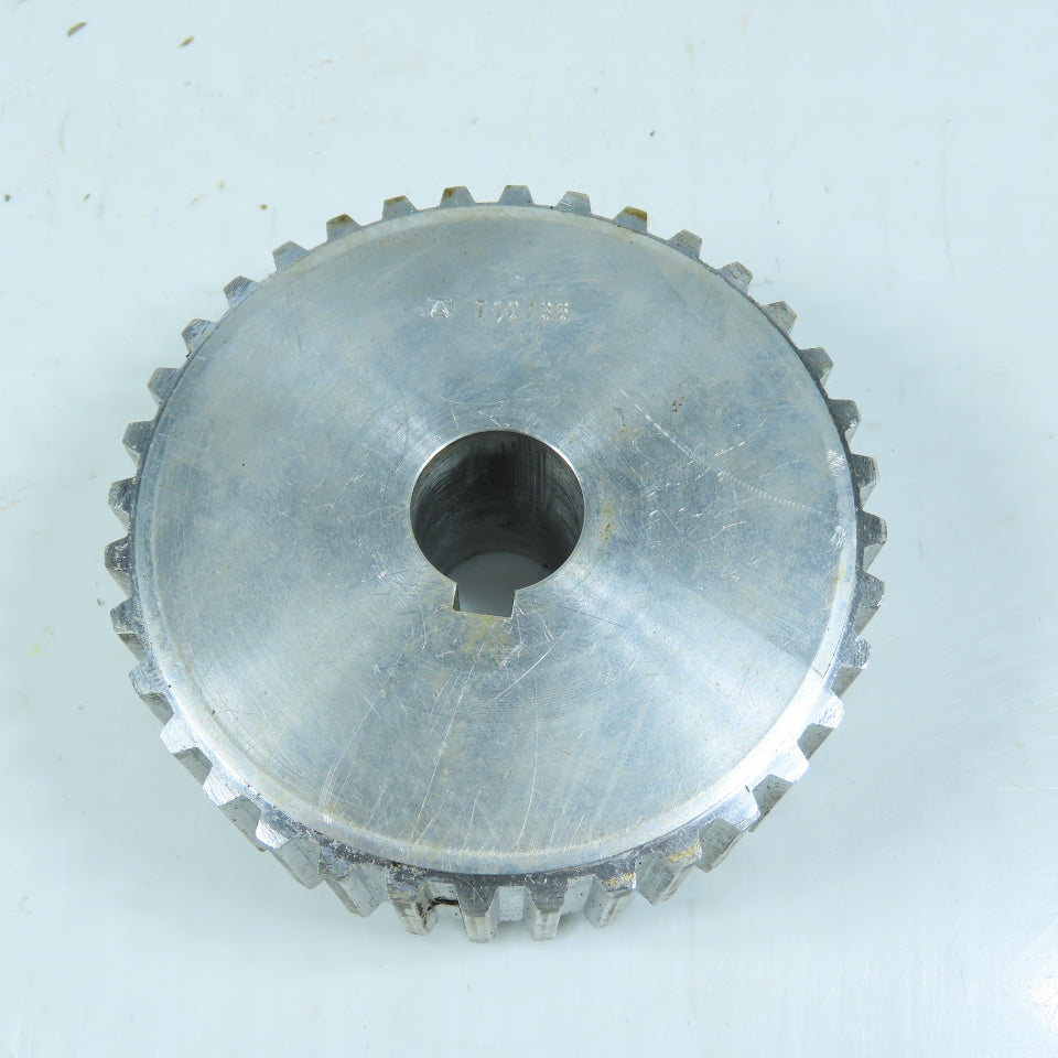 T10/36 T10 Aluminum Timing Pulley 36 Teeth 10mm Pitch 1" Keyed Bore 4-7/16" OD