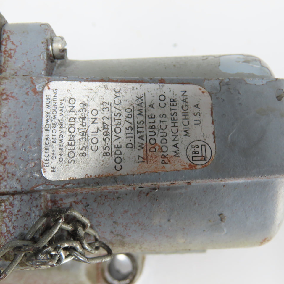 Double A QJ-06-0-10D1 Hydraulic Directional Solenoid Valve 115V Coil