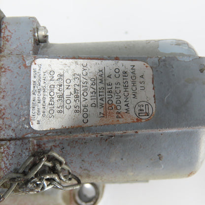 Double A QJ-06-0-10D1 Hydraulic Directional Solenoid Valve 115V Coil
