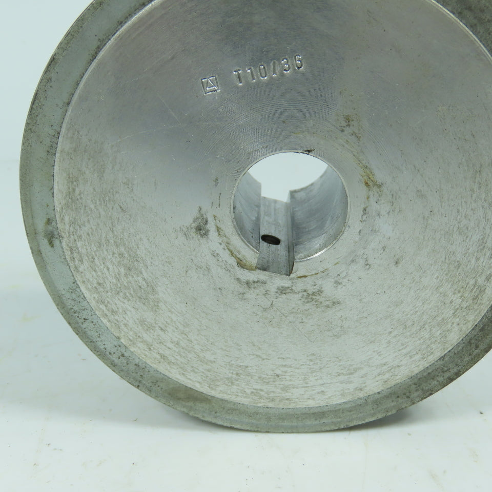 T10/36 T10 Aluminum Timing Pulley 36 Teeth 10mm Pitch 1" Keyed Bore 4-7/16" OD