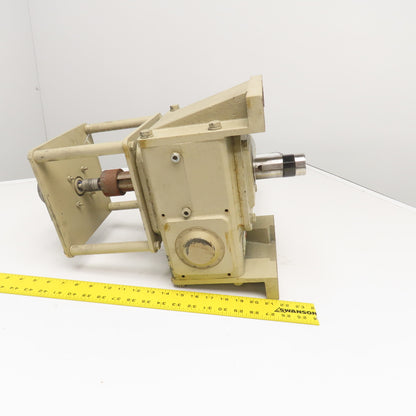 Dayton 4Z017C 30:1 Ratio Right Angle Gear Motor 1Hp 230/460V 58RPM Output