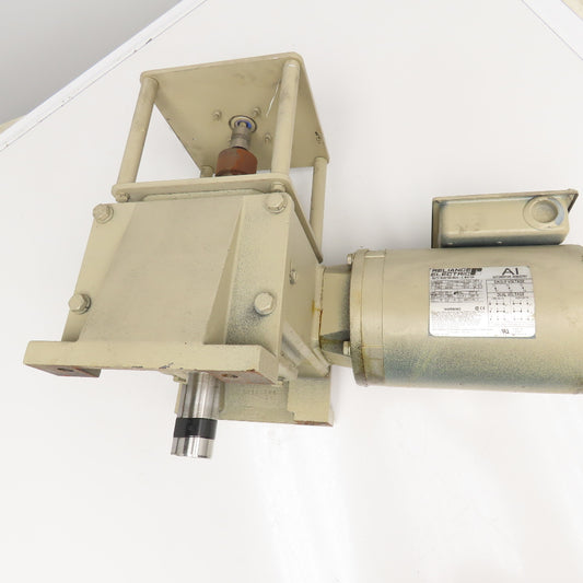 Dayton 4Z017C 30:1 Ratio Right Angle Gear Motor 1Hp 230/460V 58RPM Output