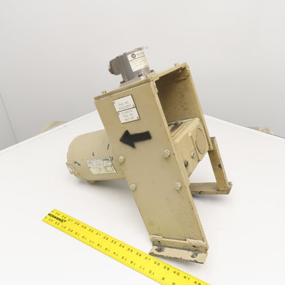 Dayton 4Z017C 30:1 Ratio Right Angle Gear Motor 1Hp 230/460V 57.5RPM Output