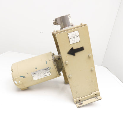 Dayton 4Z017C 30:1 Ratio Right Angle Gear Motor 1Hp 230/460V 57.5RPM Output