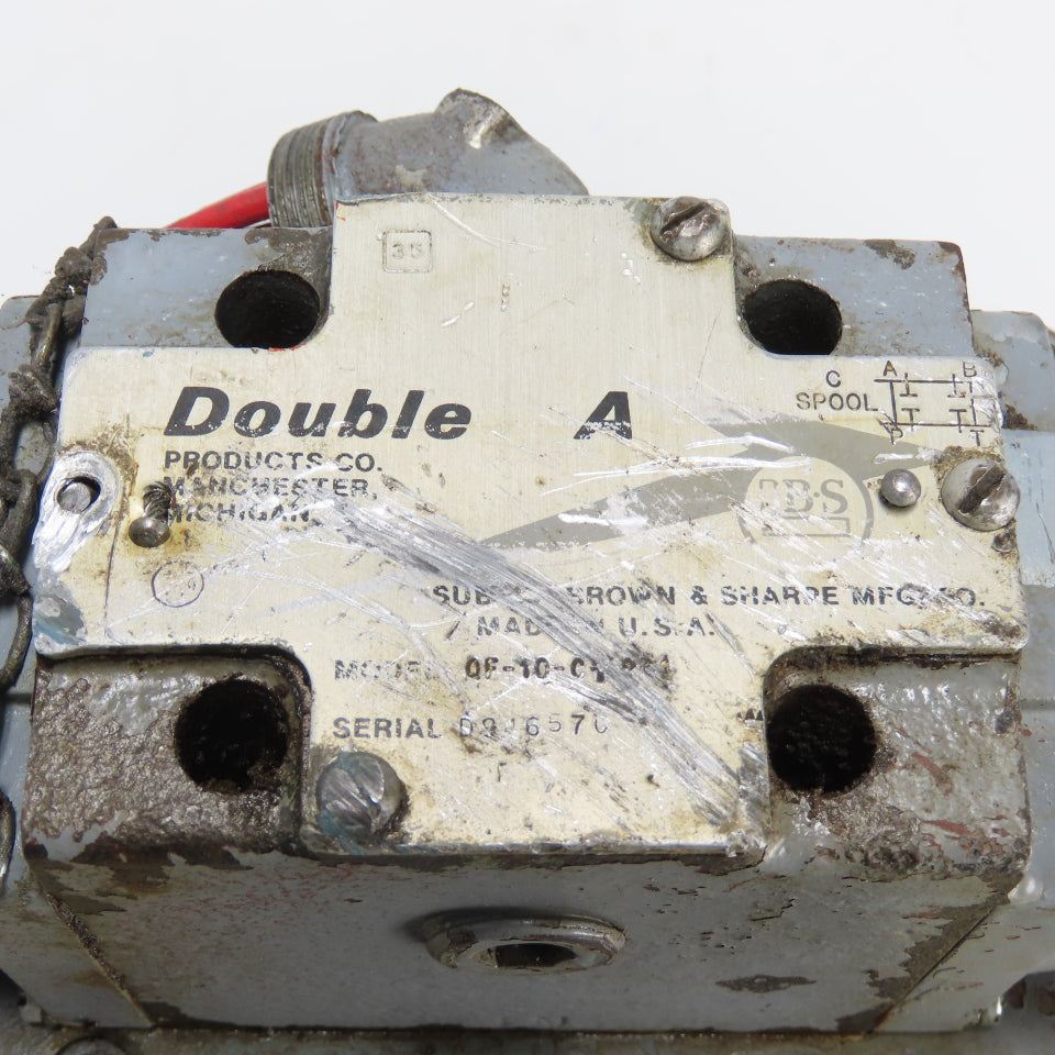 Double A QJ-10-C**** Hydraulic Directional Solenoid Valve 115V Coil
