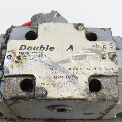 Double A QJ-10-C**** Hydraulic Directional Solenoid Valve 115V Coil