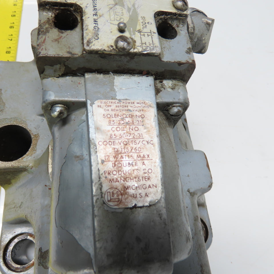 Double A QJ-10-C**** Hydraulic Directional Solenoid Valve 115V Coil