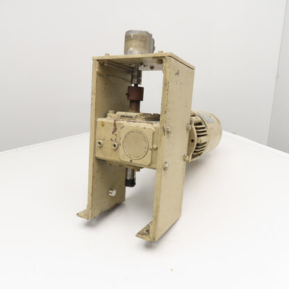 Dayton 4Z008D 60:1 Ratio Right Angle Gear Motor 1Hp 230/460V 29RPM Output