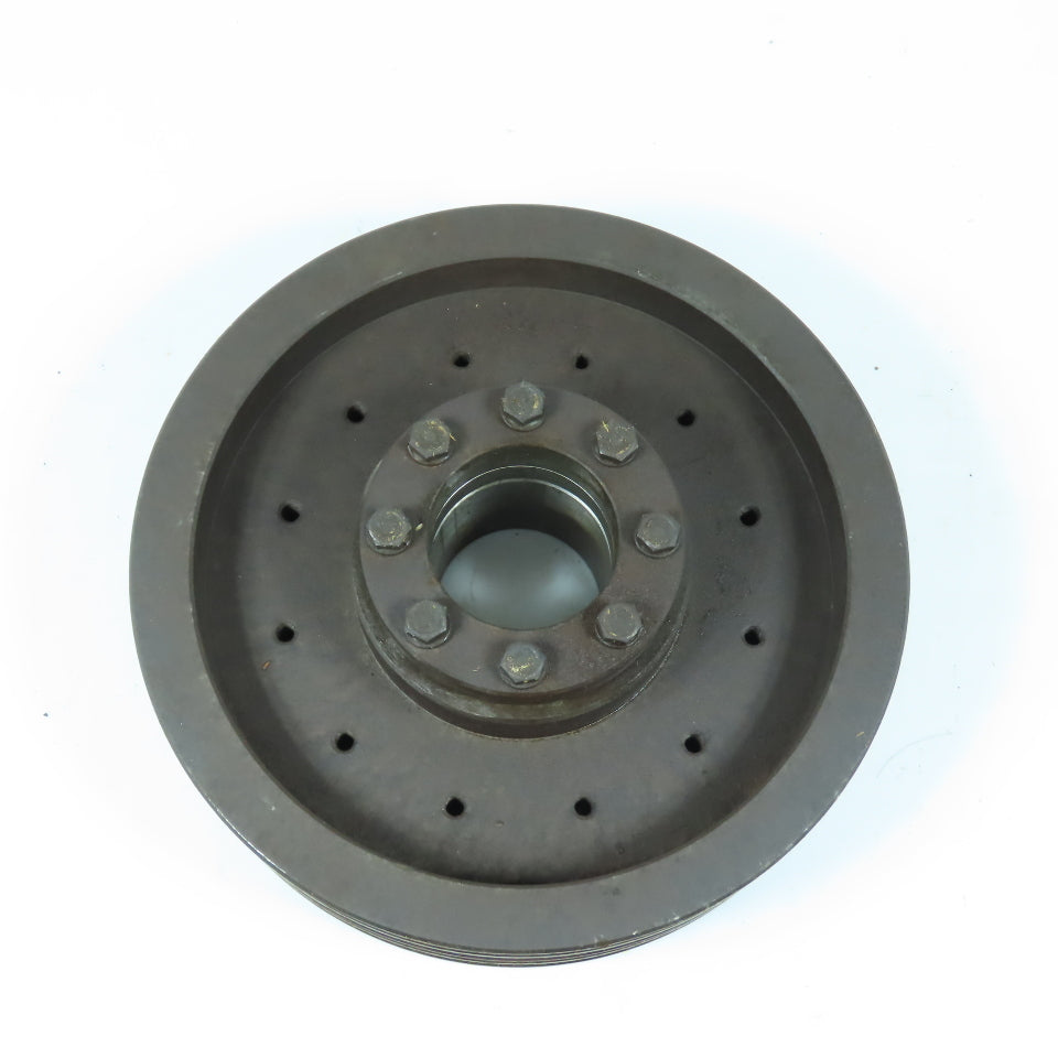 4 Groove 8" OD 3V-Belt Pulley Sheave 1-7/8" Bore 2-1/4" Wide