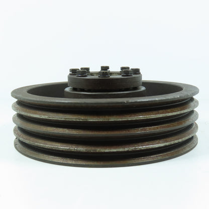 4 Groove 8" OD 3V-Belt Pulley Sheave 1-7/8" Bore 2-1/4" Wide