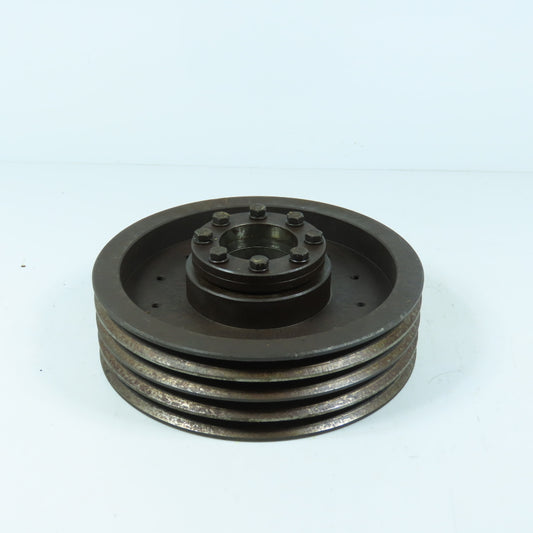 4 Groove 8" OD 3V-Belt Pulley Sheave 1-7/8" Bore 2-1/4" Wide