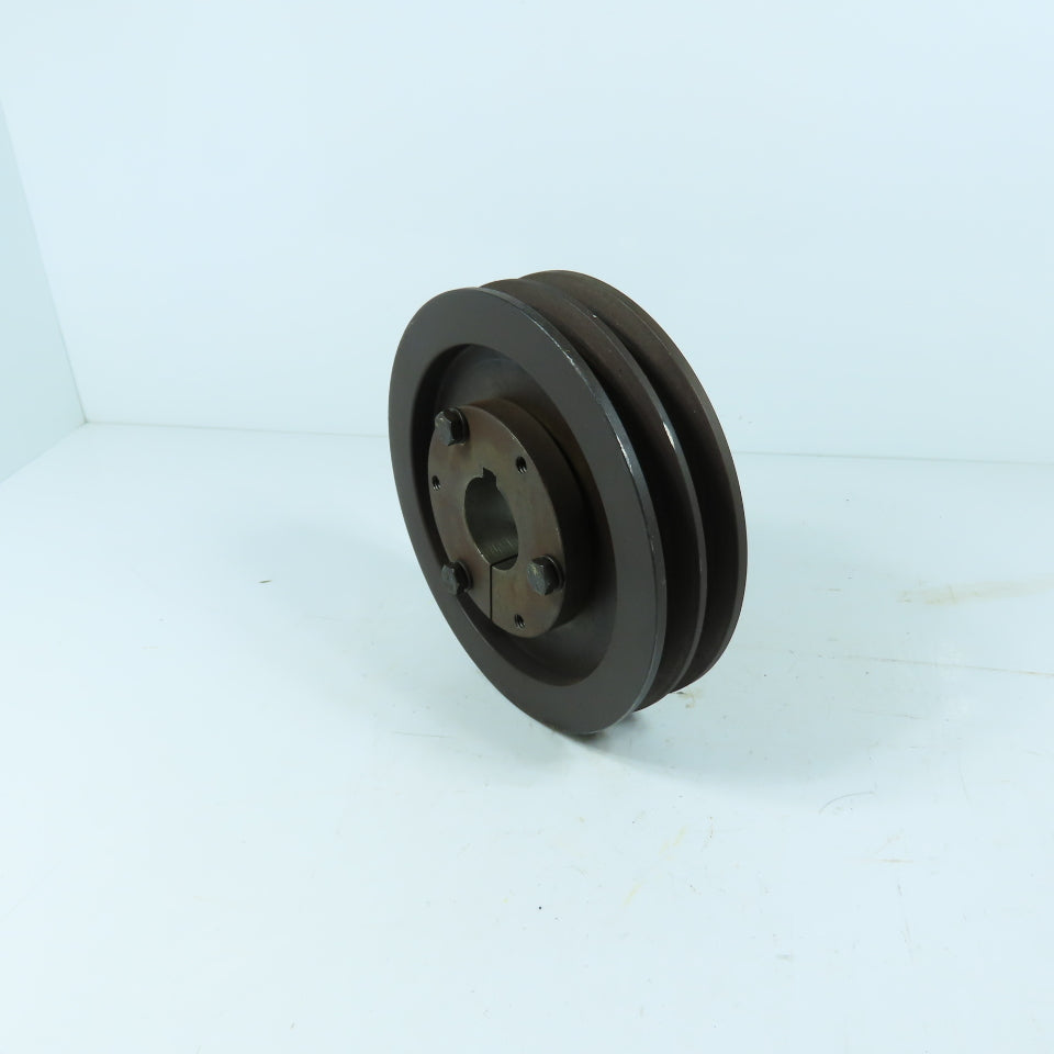 2A6.6 B7.0-SK 2 Groove 7" Pitch A,B, BX V-Belt Pulley Sheave 1-9/16" QD