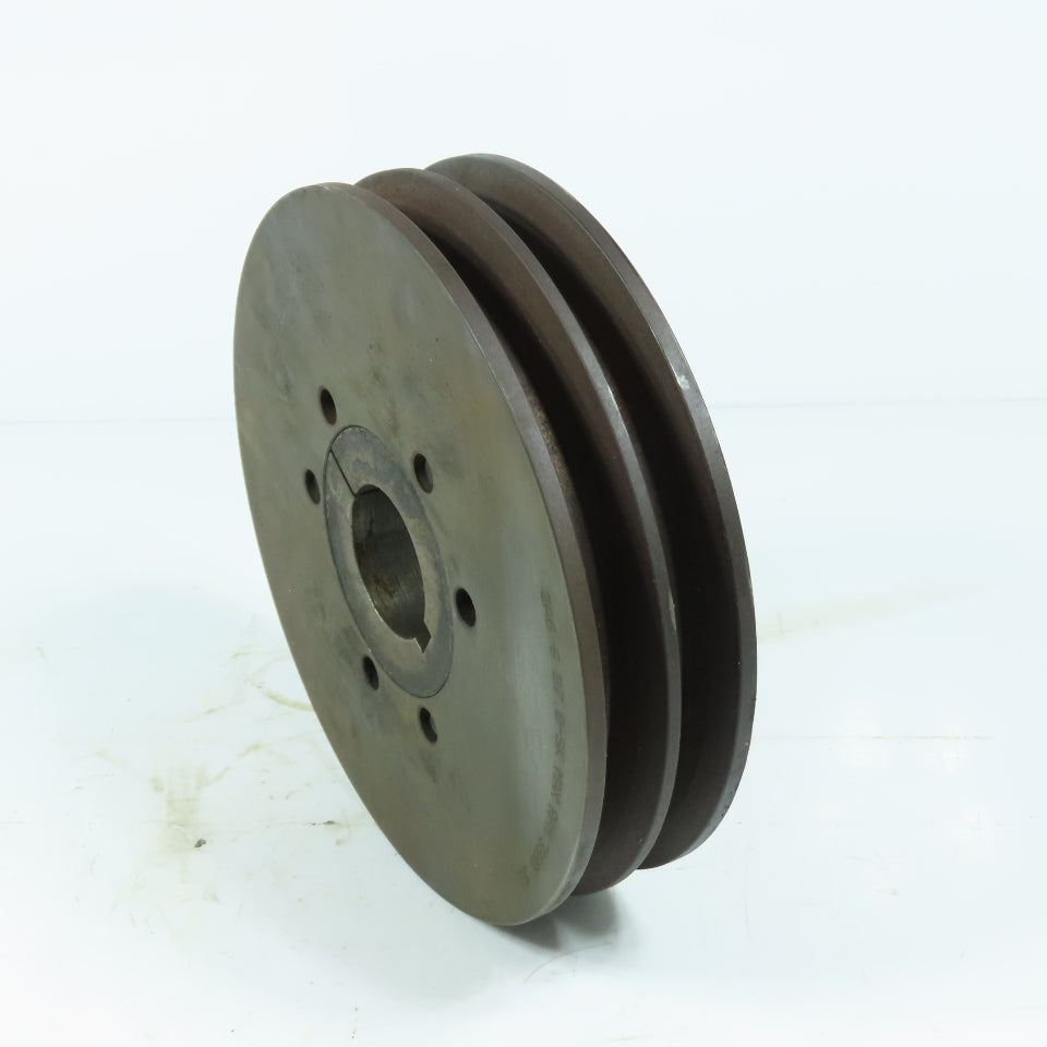 2A6.6 B7.0-SK 2 Groove 7" Pitch A,B, BX V-Belt Pulley Sheave 1-9/16" QD