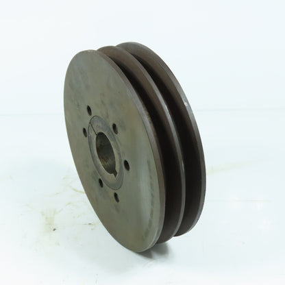 2A6.6 B7.0-SK 2 Groove 7" Pitch A,B, BX V-Belt Pulley Sheave 1-9/16" QD