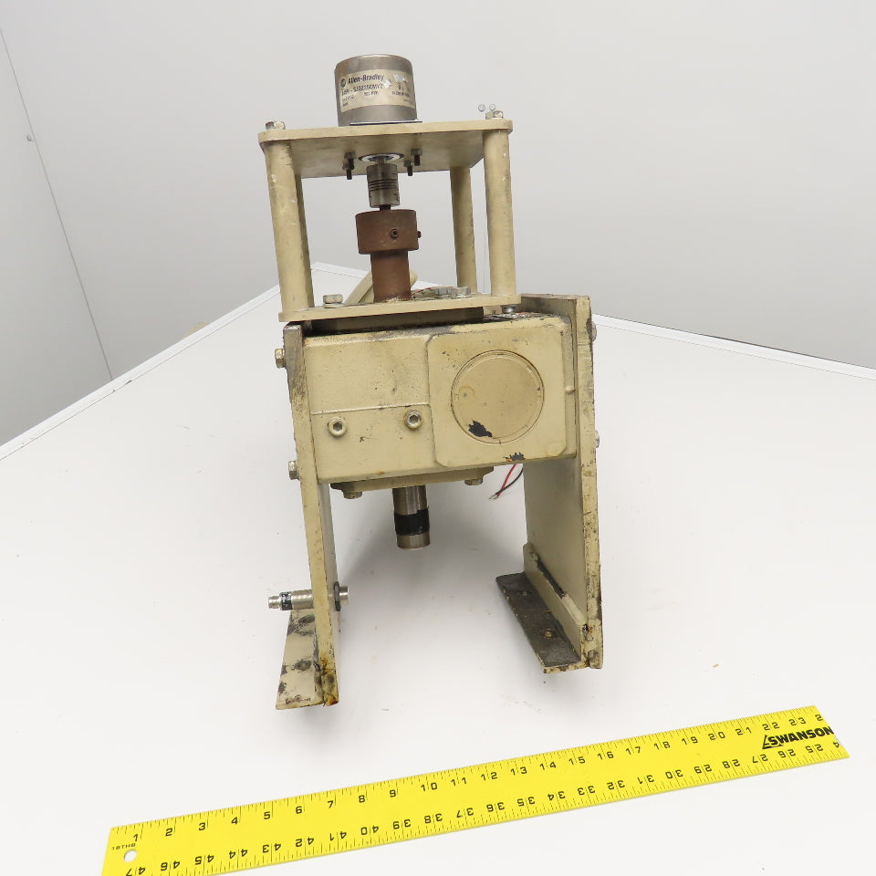 Dayton 4RP42 60:1 Ratio Right Angle Gear Brake Motor 1Hp 230/460V 29RPM Output