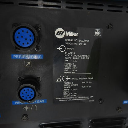 Miller Auto Axcess 300 Robotic Mig Arc Welder Power Source 230/460/575V 3Ph 225A
