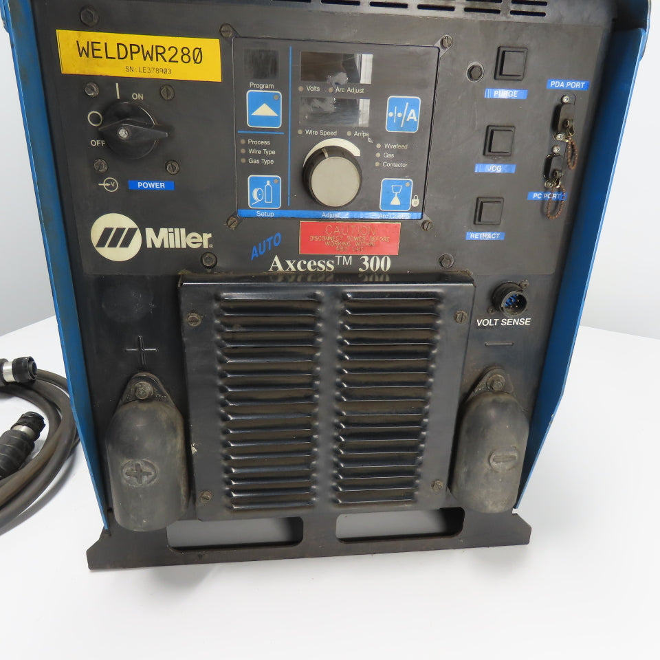 Miller Auto Axcess 300 Robotic Mig Arc Welder Power Source 230/460/575V 3Ph 225A