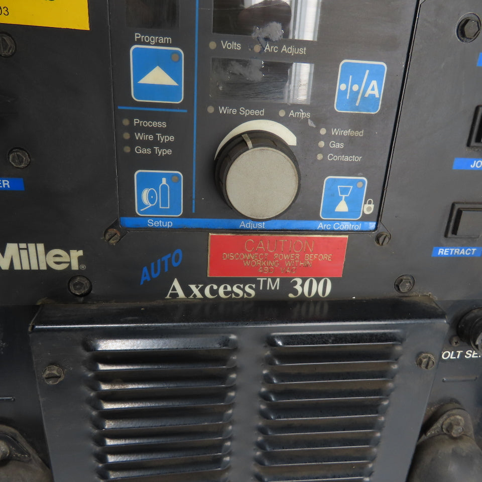Miller Auto Axcess 300 Robotic Mig Arc Welder Power Source 230/460/575V 3Ph 225A