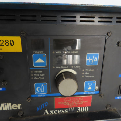 Miller Auto Axcess 300 Robotic Mig Arc Welder Power Source 230/460/575V 3Ph 225A