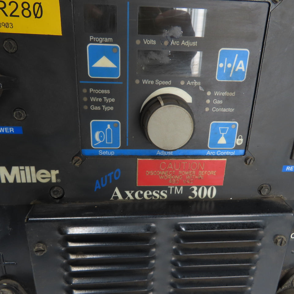 Miller Auto Axcess 300 Robotic Mig Arc Welder Power Source 230/460/575V 3Ph 225A