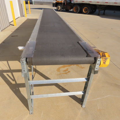 24" x 22' Slide Bed Belt Conveyor 115/208-230 1Ph 32FPM .5Hp