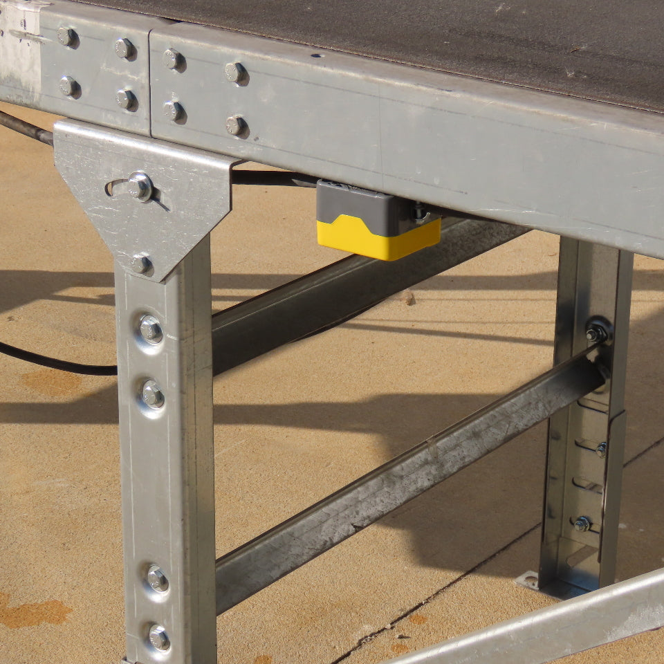 24" x 22' Slide Bed Belt Conveyor 115/208-230 1Ph 32FPM .5Hp