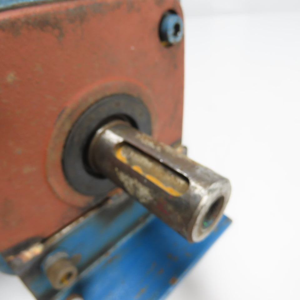 Mannesmann Demag S063 B3-13-3 56:1 Ratio Right Angle Gear Reducer 28mm Shaft