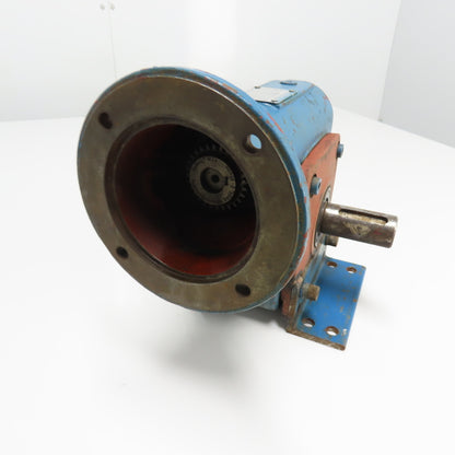 Mannesmann Demag S063 B3-13-3 56:1 Ratio Right Angle Gear Reducer 28mm Shaft