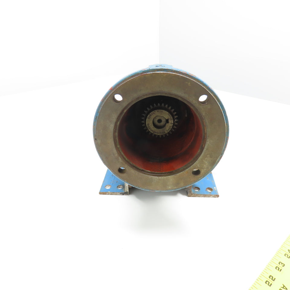 Mannesmann Demag S063 B3-13-3 56:1 Ratio Right Angle Gear Reducer 28mm Shaft