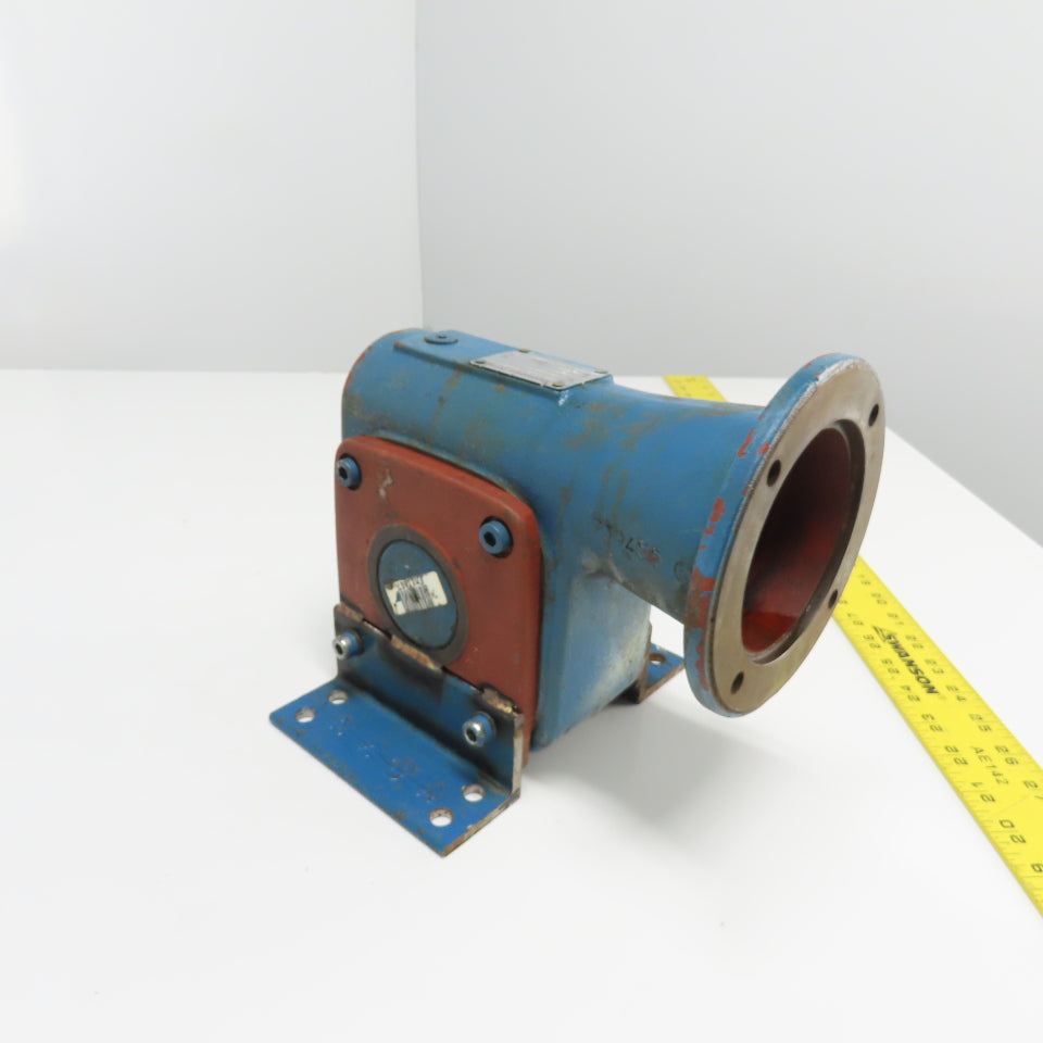 Mannesmann Demag S063 B3-13-3 56:1 Ratio Right Angle Gear Reducer 28mm Shaft
