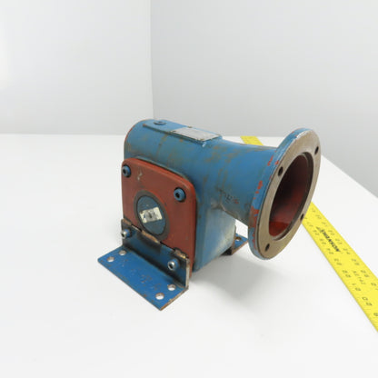 Mannesmann Demag S063 B3-13-3 56:1 Ratio Right Angle Gear Reducer 28mm Shaft