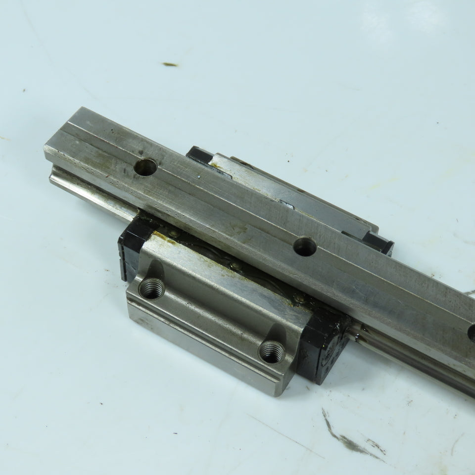 THK HSR25 23mm x 22mm Linear Guide Rail with 2 Bearing Blocks 16-1/2 ...