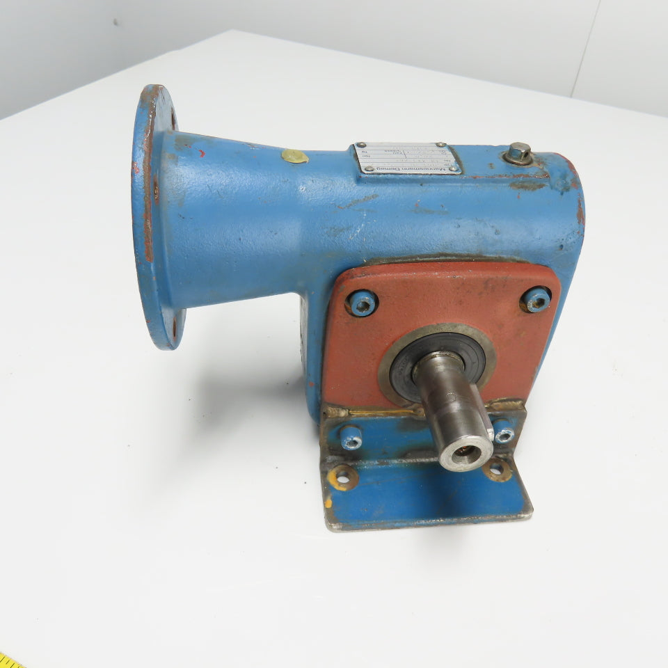 Mannesmann Demag S063-B3-53-1 28:1 Ratio Right Angle Gear Reducer 28mm Shaft