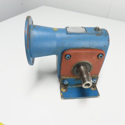 Mannesmann Demag S063-B3-53-1 28:1 Ratio Right Angle Gear Reducer 28mm Shaft