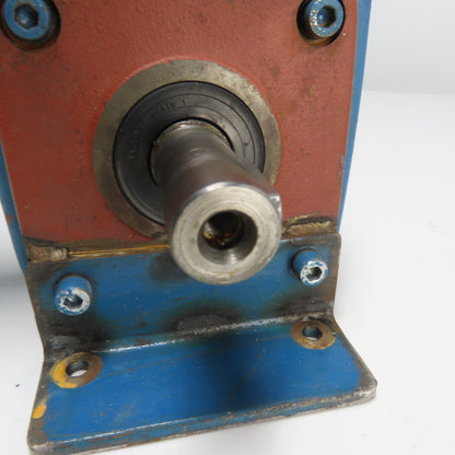 Mannesmann Demag S063-B3-53-1 28:1 Ratio Right Angle Gear Reducer 28mm Shaft