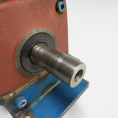 Mannesmann Demag S063-B3-53-1 28:1 Ratio Right Angle Gear Reducer 28mm Shaft