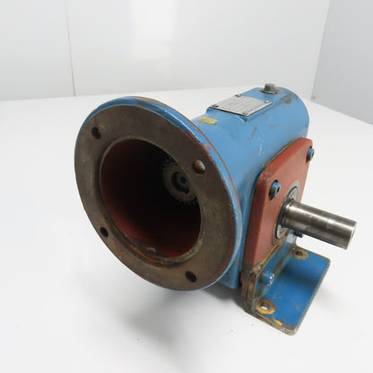 Mannesmann Demag S063-B3-53-1 28:1 Ratio Right Angle Gear Reducer 28mm Shaft