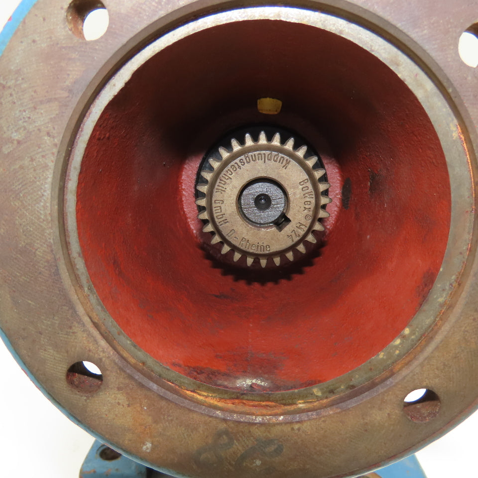 Mannesmann Demag S063-B3-53-1 28:1 Ratio Right Angle Gear Reducer 28mm Shaft