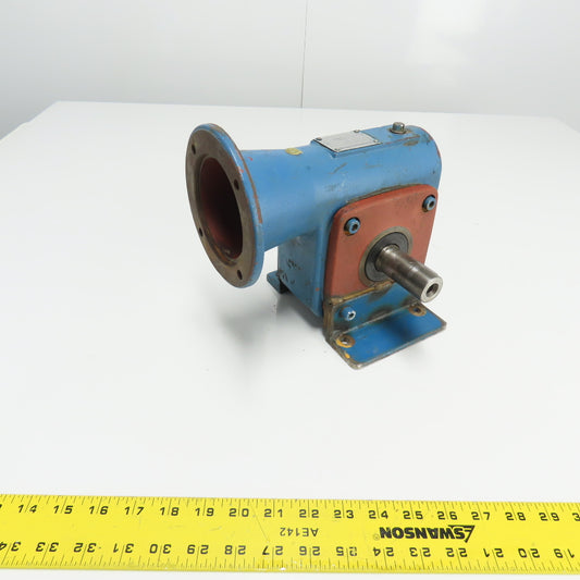 Mannesmann Demag S063-B3-53-1 28:1 Ratio Right Angle Gear Reducer 28mm Shaft