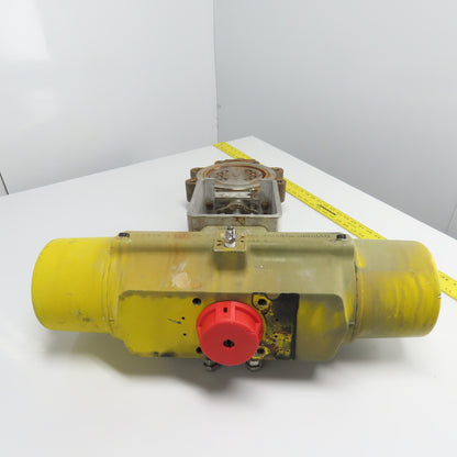 Hytork 1125 6" Butterfly Pneumatic Valve Actuator 120PSI 8.2Bar CF8M