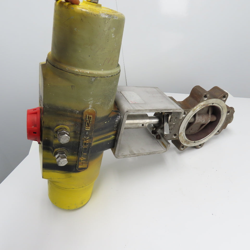 Hytork 1125 6" Butterfly Pneumatic Valve Actuator 120PSI 8.2Bar CF8M