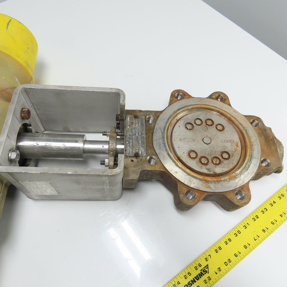 Hytork 1125 6" Butterfly Pneumatic Valve Actuator 120PSI 8.2Bar CF8M