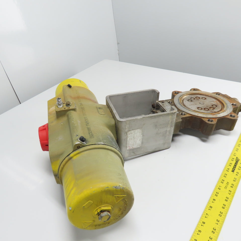 Hytork 1125 6" Butterfly Pneumatic Valve Actuator 120PSI 8.2Bar CF8M