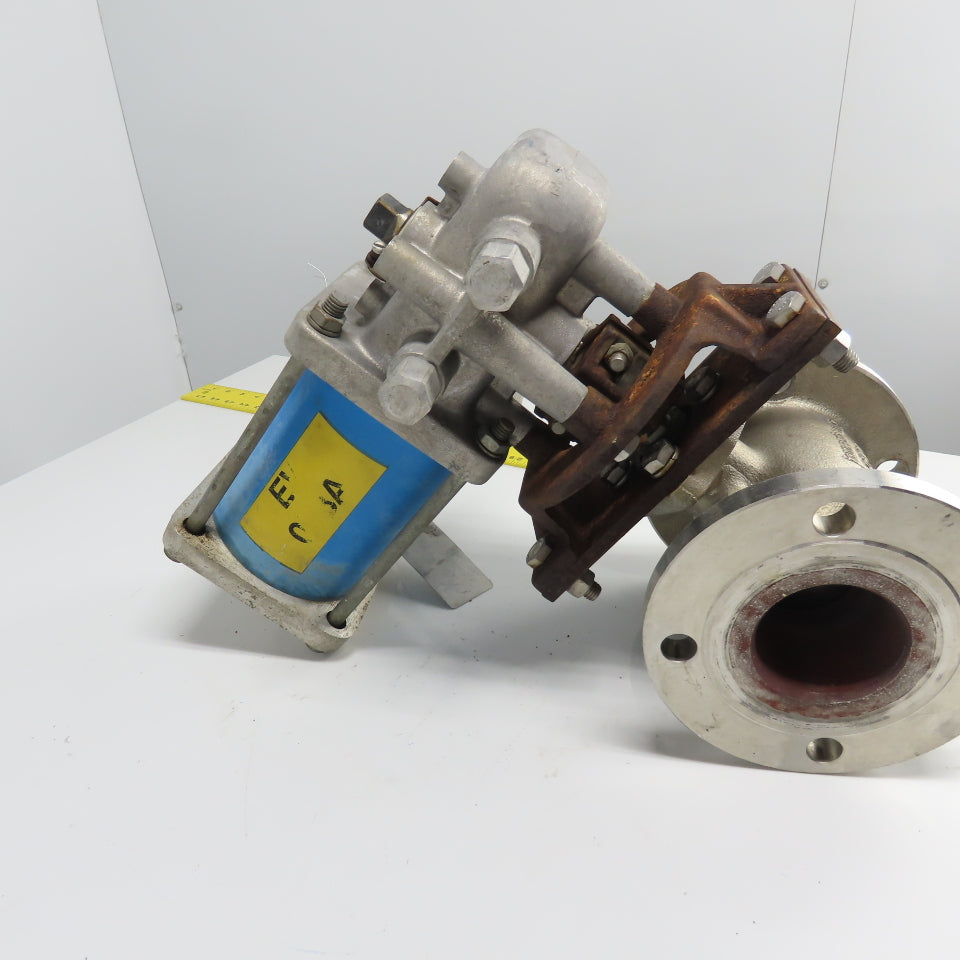 Jamesbury ST-200B 3" Stainless Steel Flanged Pneumatic Valve Actuator 150PSI