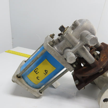 Jamesbury ST-200B 3" Stainless Steel Flanged Pneumatic Valve Actuator 150PSI