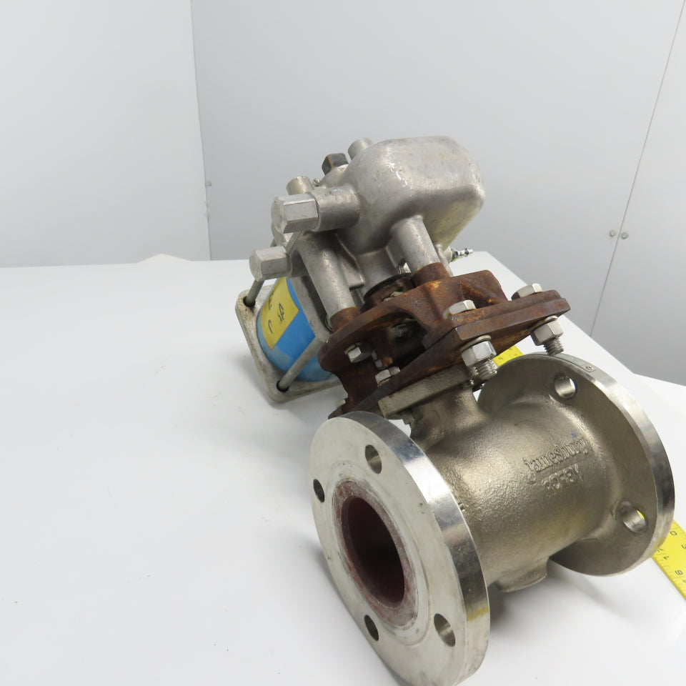 Jamesbury ST-200B 3" Stainless Steel Flanged Pneumatic Valve Actuator 150PSI
