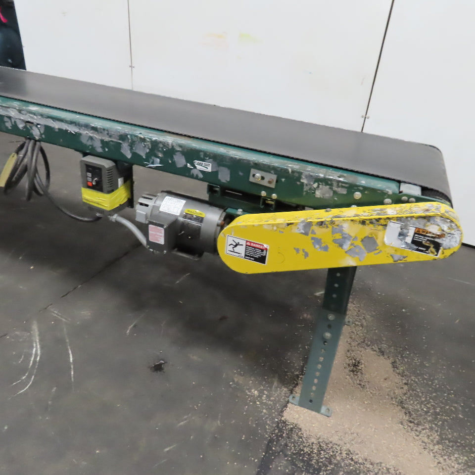Ashland 18" x 11' Slide Bed Belt Conveyor 115V 1Ph 0-92FPM Adjustable Speed
