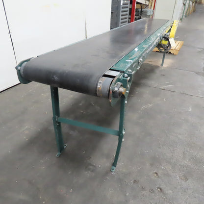 Ashland 18" x 11' Slide Bed Belt Conveyor 115V 1Ph 0-92FPM Adjustable Speed