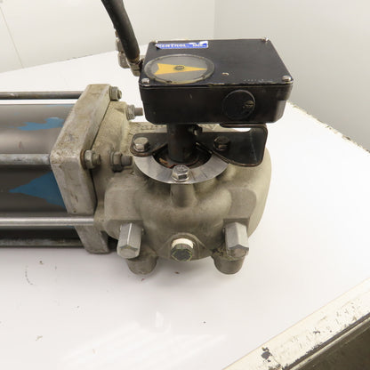 Jamesbury ST-1200 Pneumatic Rotary Valve Actuator Assembly 150 PSI 1-5/8" Drive